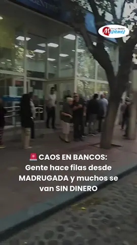 ⚠️ La gente está DESESPERADA: Colas desde la madrugada Cajeros VACÍOS Muchos se van SIN PODER RETIRAR #CrisisBancaria #FaltaDeEfectivo #EmergenciaYa