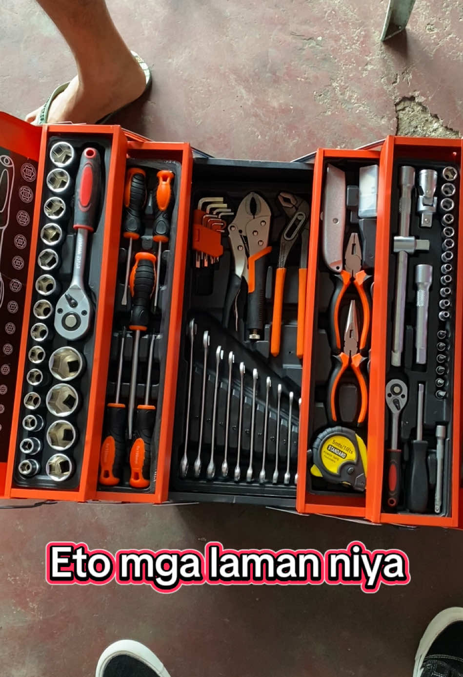 85pcs tools 🧰 set napaka sulit neto ikaw na kakalikot sa motor mo at maganda sa mga may sasakyan lalo pag byahe #tiktokviral #radleyshop #fyp #aerox #toolset #toolsetbox 