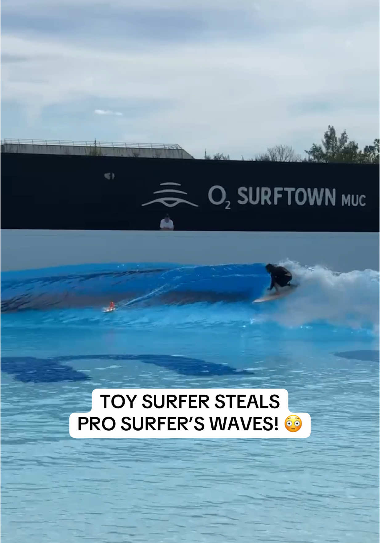 Even toy surfers need their share of waves! 🌊🏄‍♂️😂