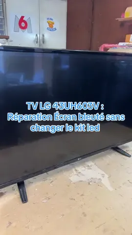 👨🏻‍🔧💡 VOTRE TÉLÉVISEUR A L’IMAGE BLEUTÉ ?! Et financièrement c’est compliqué d’acheter la pièce ?!? Alors voici la solution pour réparer cela sans changer aucune pièce !! - #tv #electronic #reparationtv #reparationtele #reparation #repairtv #television #lg 