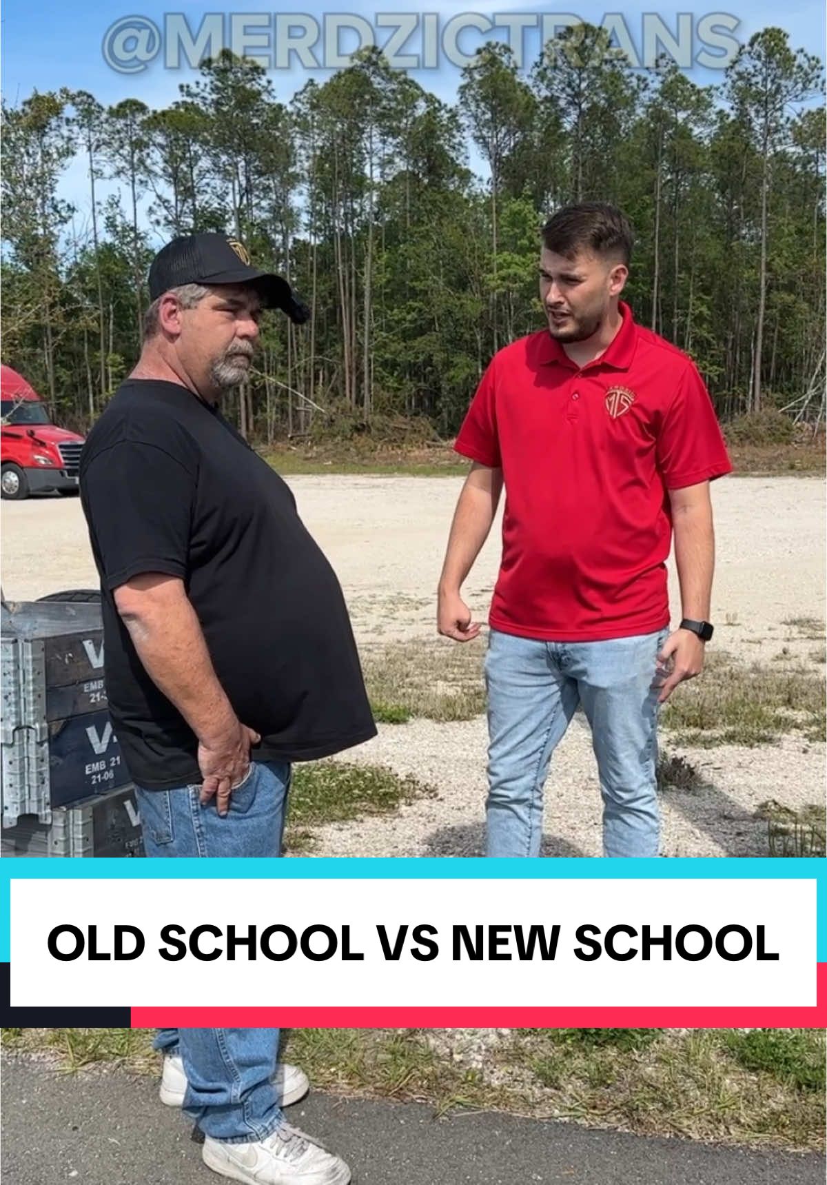 Old Schoolers are ALWAYS upset at the new generation 😂🤦🏻‍♂️ #oldschool #newschool #trucker #truckdriver #cdl #cdldriver #usa #merdzic 