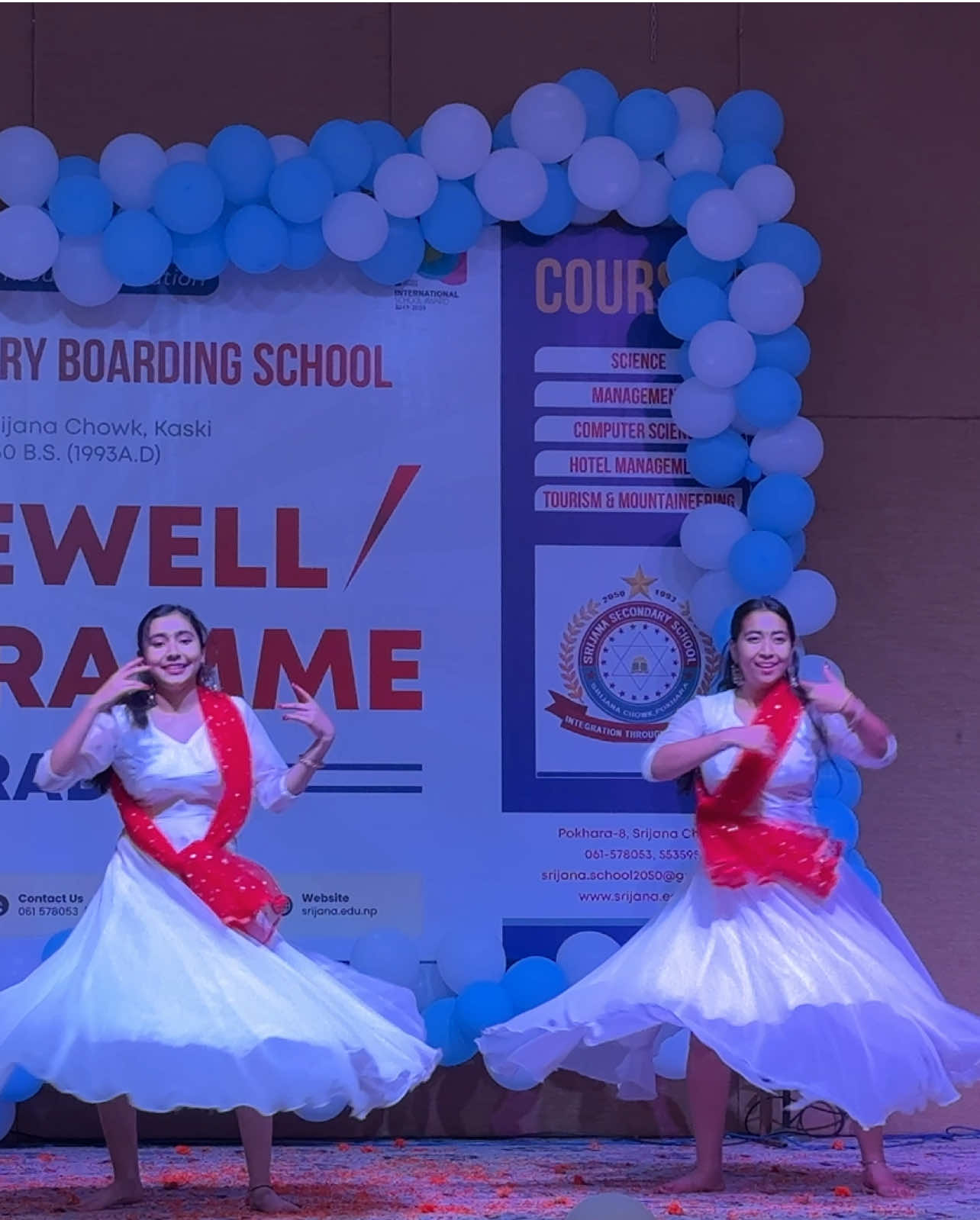 Farewell Programme to Grade 12(2081). #srijanasecondaryschool #farewellprogram #fyp #manwalaage