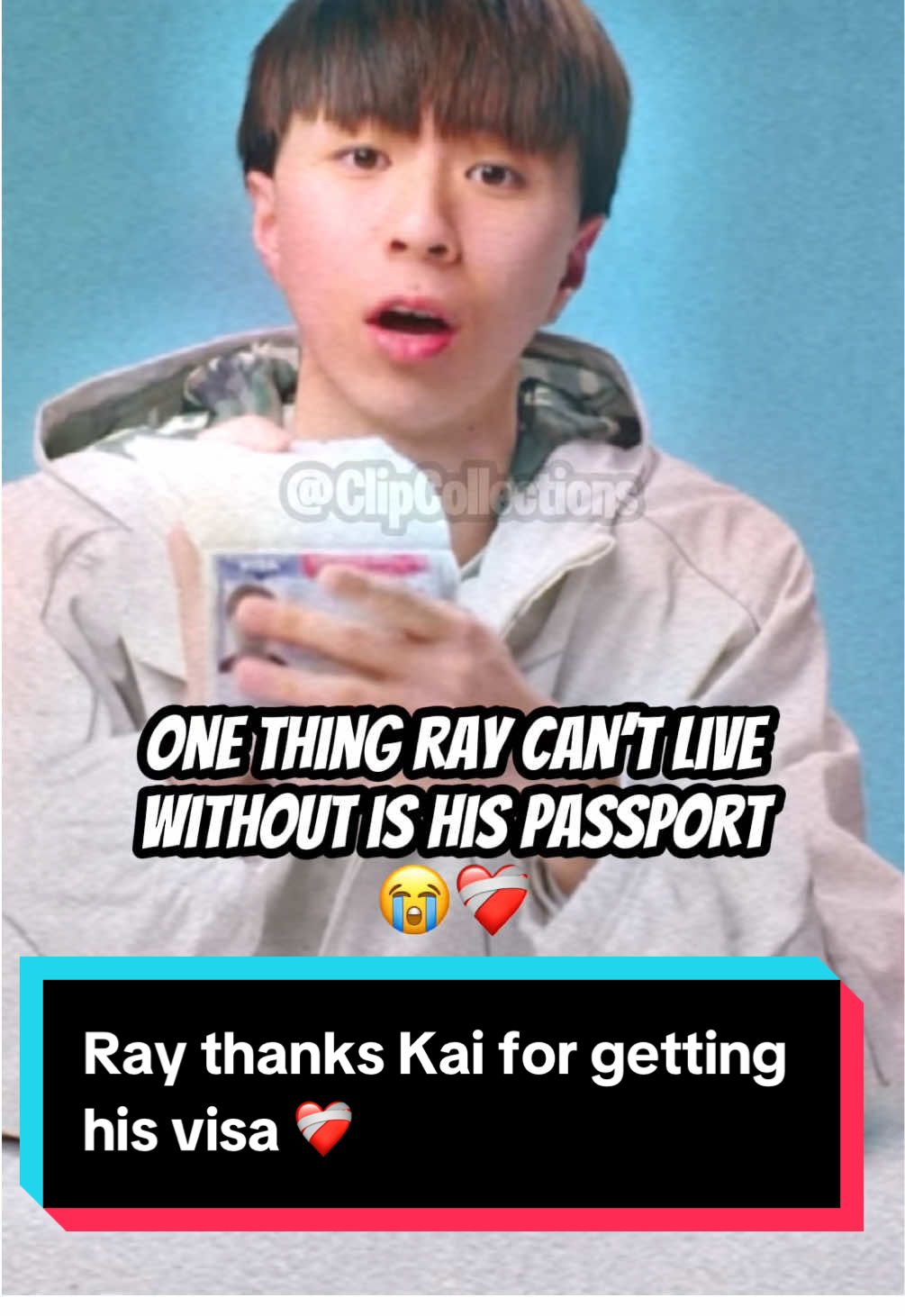 Ray thanks Kai for getting his visa ❤️‍🩹 #ray #kai #visa #fyp 