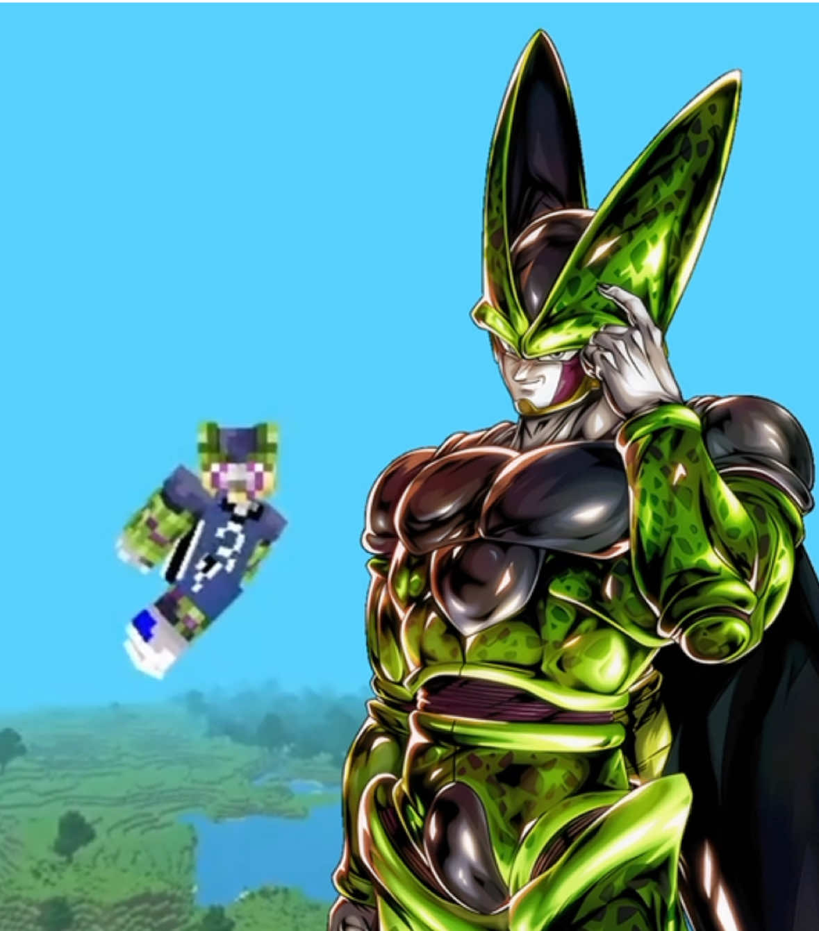 I… AM PERFECT! #Minecraft #dragonball #meme #edit #foryoupage #capcut #viral #dbz 