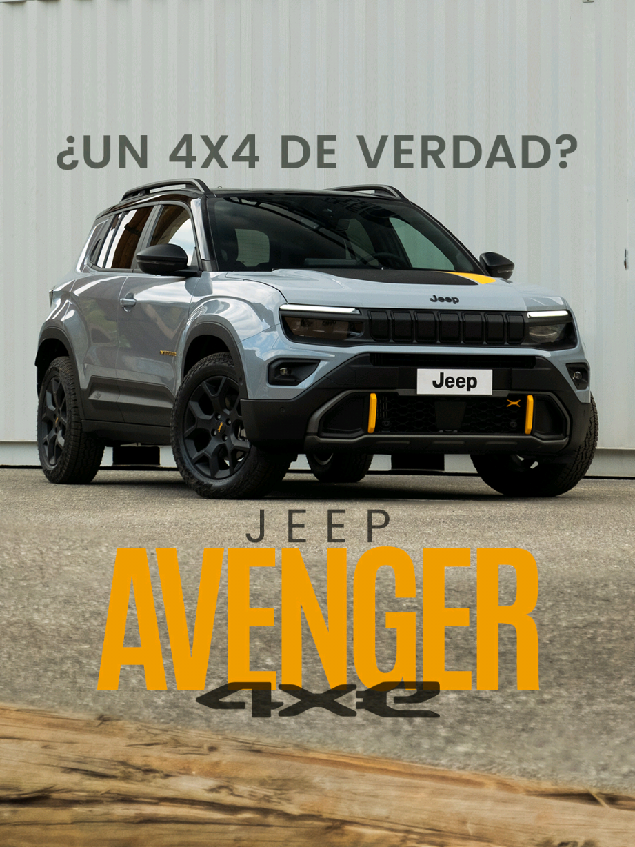 El Jeep Avenger 4xe es pequeño pero matón. Un todoterreno con alma rebelde que no necesita ser gigante para salirse del camino. Híbrido, ágil y con ese toque aventurero de Jeep, es perfecto para la jungla urbana o para embarrarse un poco. ¿Tamaño compacto? Sí. ¿Actitud? Toda. #JeepAvenger4x3 #Jeep4xe #JeepAvenger #Jeep #coches #cars #carsoftiktok #cochestv