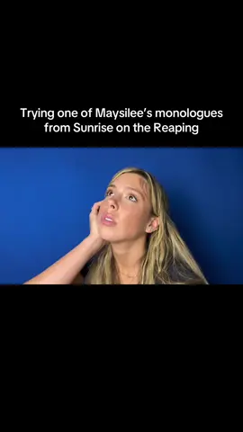 Veryyy different from my normal content,  but I was auditioning for some projects this weekend, and decided to try a monologue from the new Hunger Games book because I loved it so much❤️ #fyp 