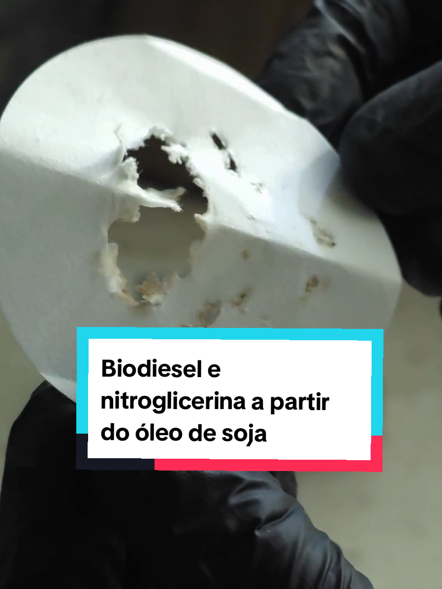 Respondendo a @juningameplaysfor Biodiesel e nitroglicerina a partir do óleo de soja. #quimica #quimicaintegral 