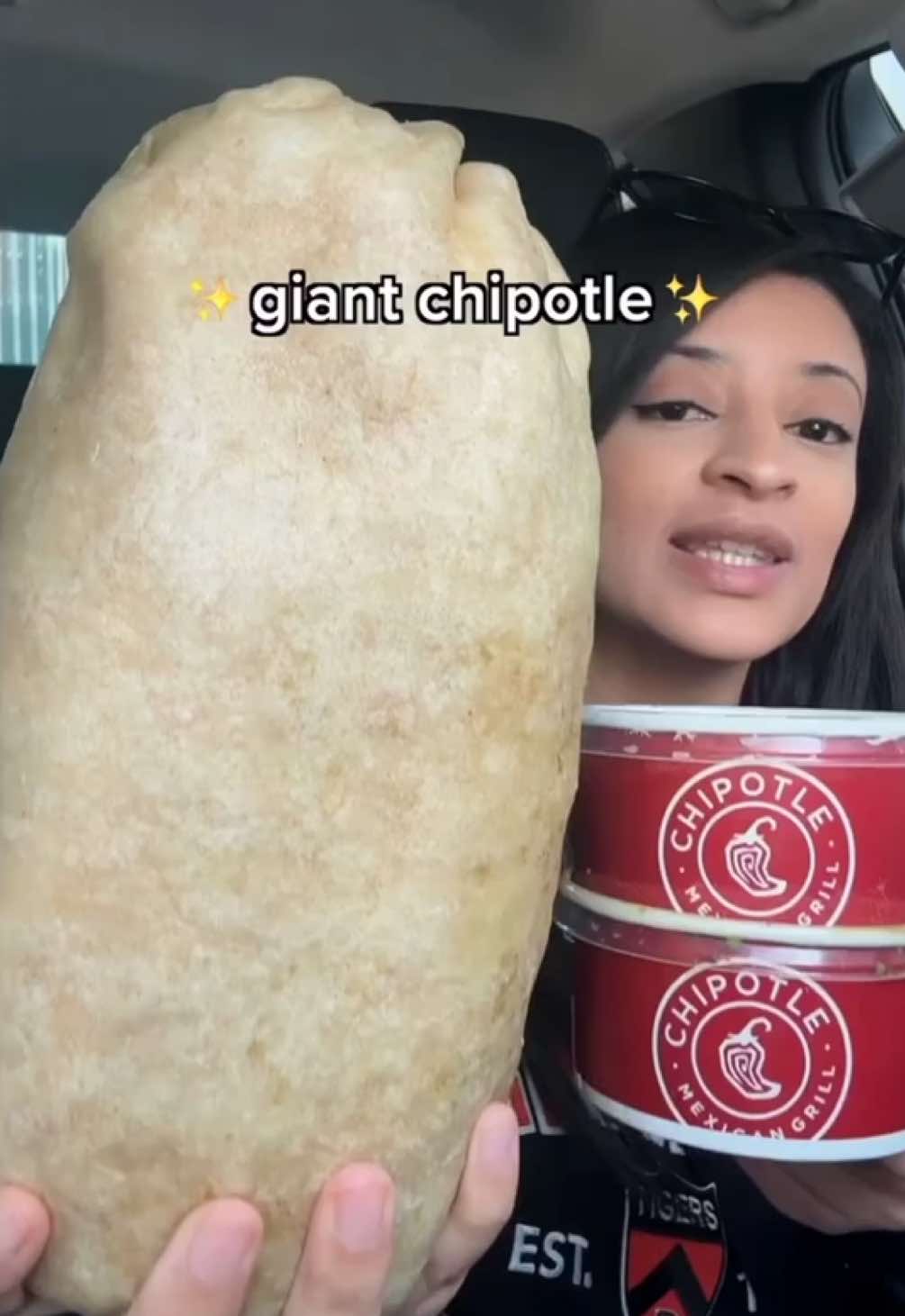 Giant chipotle burrito order mukbang w/ @Fruit Riot #fruitriotpartner #fyp #fypシ #chipotle #burrito #cooking #giant #mukbang #eating #asmr #recipes #giantburrito #foodtiktok #order #myorder #foryou #foodreview #FoodTok #crunchy #carcook #crunchysounds #carcooking #food #fastfood #hack #Foodie #viral #fastfoodhack #secretmenu