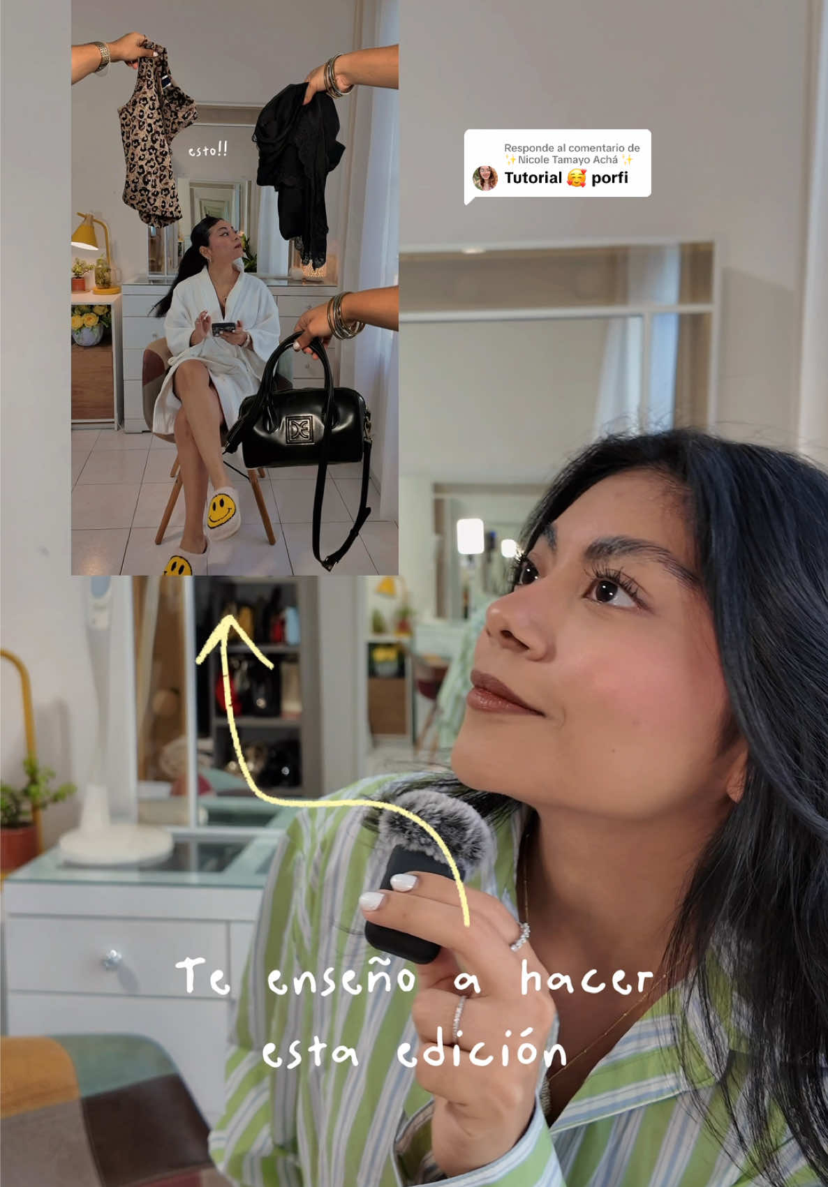 Respuesta a @✨Nicole Tamayo Achá ✨ amigas, estoy amando hacer estas ediciones para mostrar mis outfits, así que les dejo el tutorial, se puede adaptar para otro giro como de skincare o maquillaje es cuestión de probarlo 🌼☝🏾 #contentcreator #contentcreationtips #capcut #capcutedit #capcuttutorial #capcutedits #aestheticedits