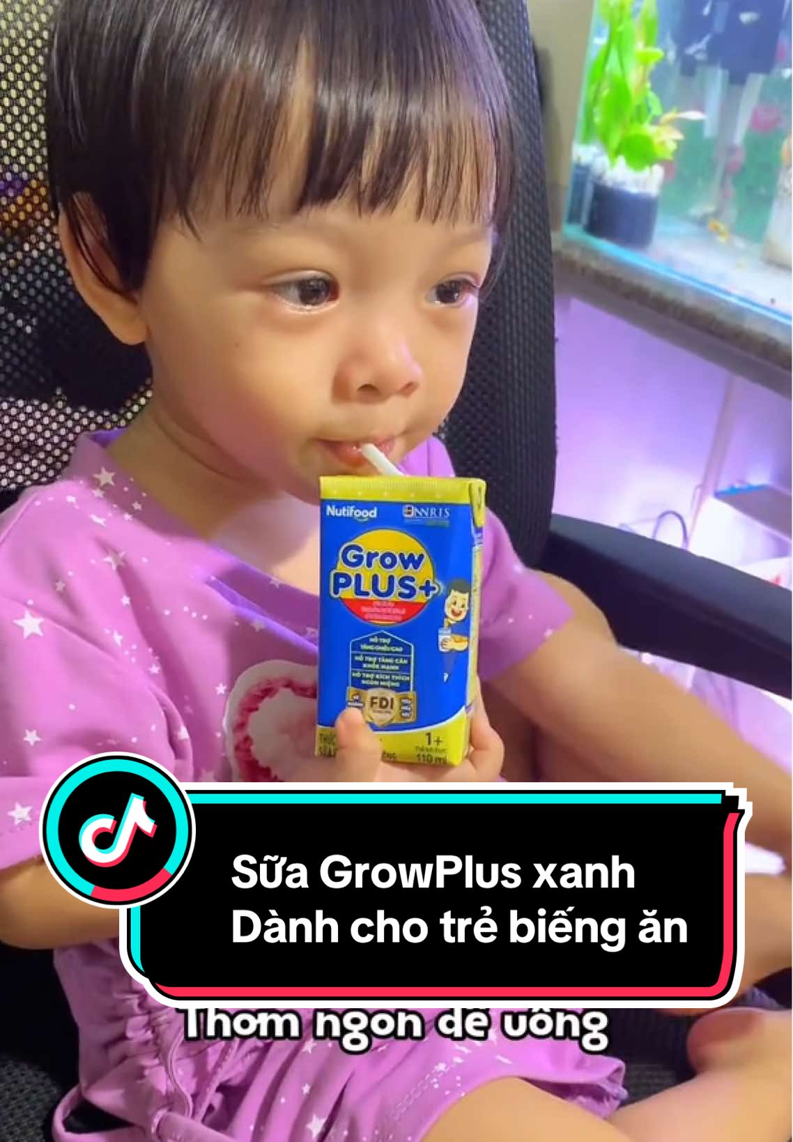 Sữa GrowPlus xanh dành cho trẻ biếng ăn #sua #suaphasan #growplus #growplusxanh #nutifoodgrowplus #nutifood #suacongthucphasan #suachobe #biengan #embe #xuhuong 