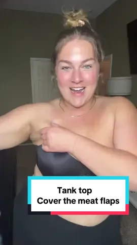 tank top that covers your meat flaps #tanktops #outfits #outfitinspo #tops #springtok #momtok