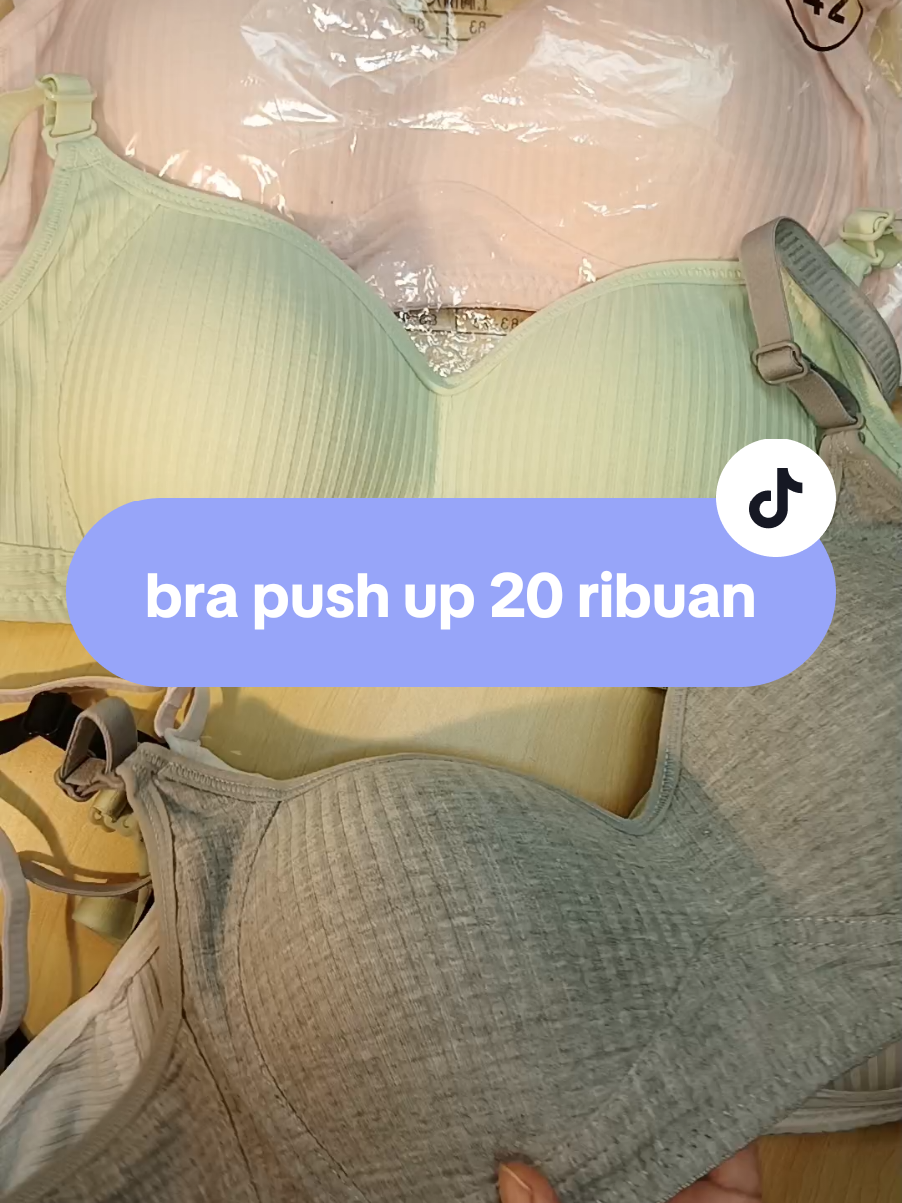 Bra push up lembut tanpa kawat busa tipis UPSIZE ya kak , naik 1 size ordernya . #rekomendasibra #pushupbra 