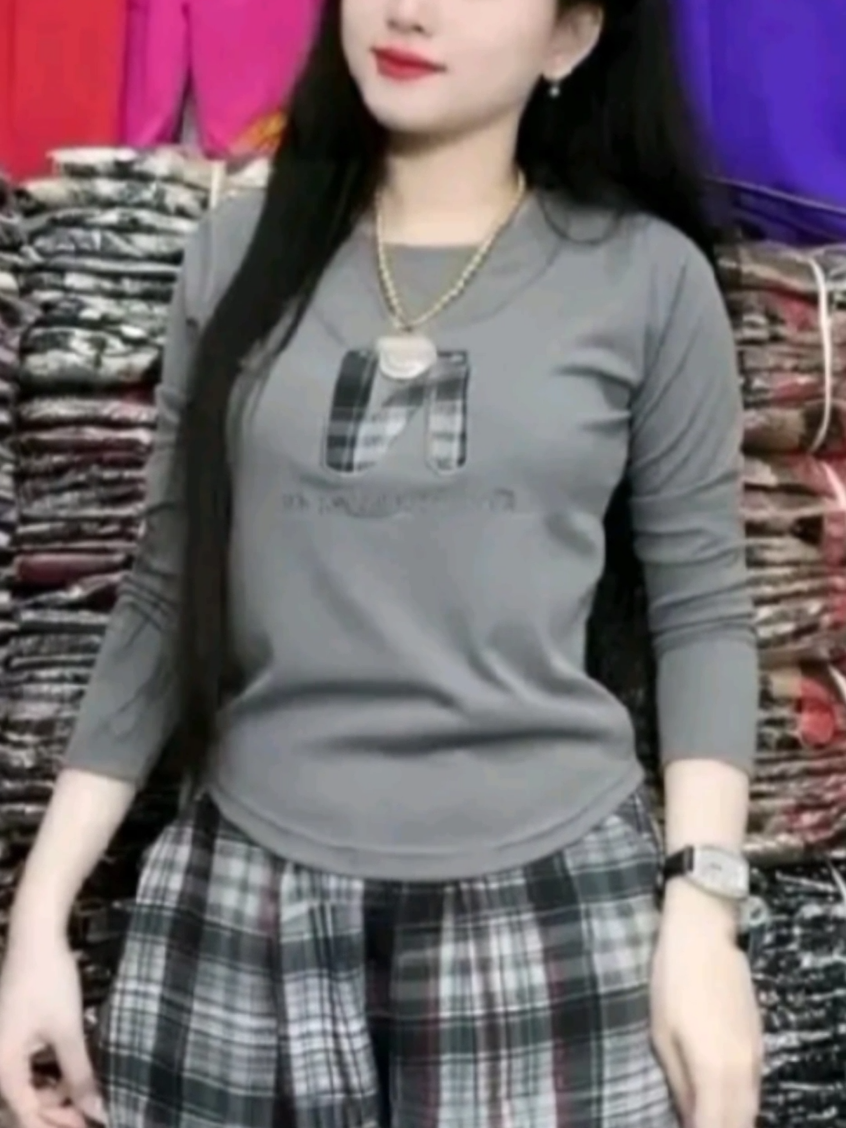 Đồ Bộ Áo Gân Tay Dài Phối Quần mango #dobomacnha #dodepmoingay #trendtiktok #viraltiktok #hottrend #xuhuongtiktok #thoitrangnu 