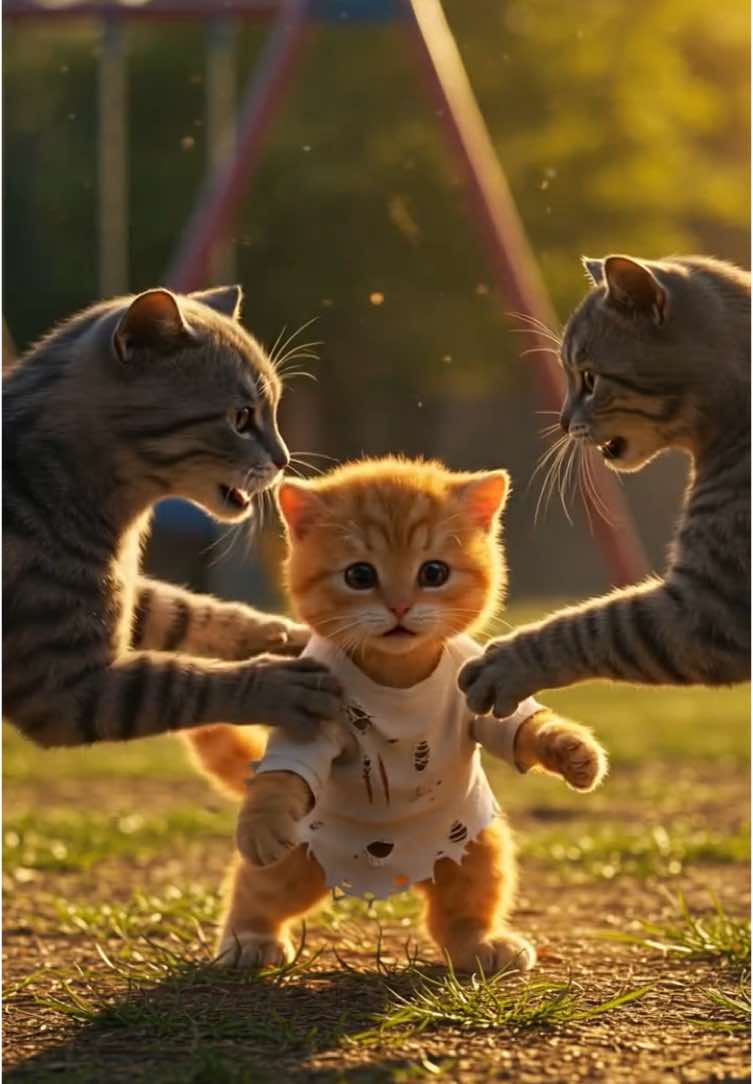 Poor Cat Was Bullied and Took Revenge #poorcat  #cat  #cats #cute  #viralvideo 