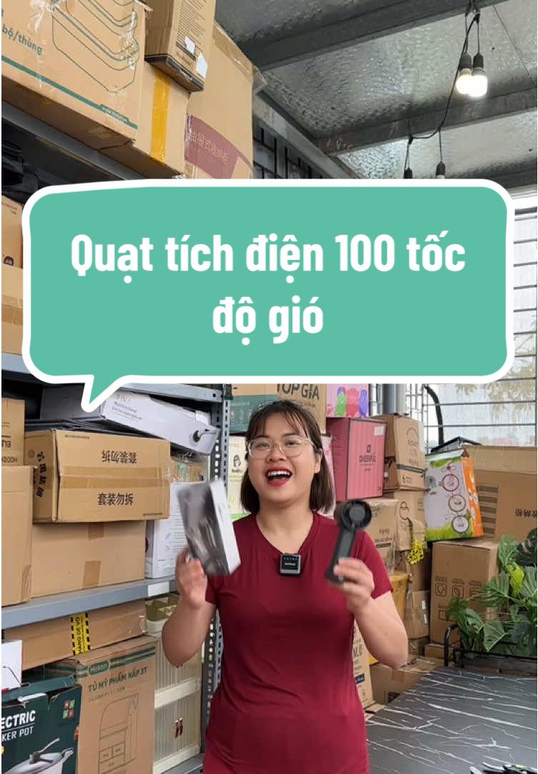 Quạt tích điện cầm tay mini 100 tốc độ #quatticdien #xuhuong #xuhuongtiktok 