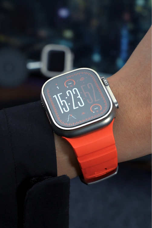 You're rocking it😎 #applewatchulra #applewatchband #techstyle  