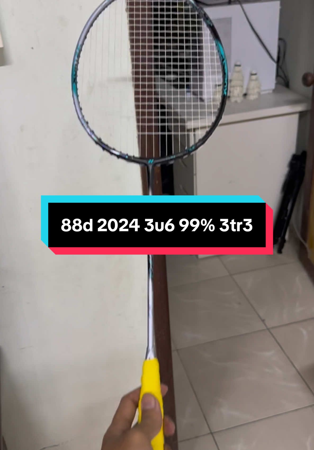 88d pro 2024 3u6 sp 99% cước 1 80p 11.5kg 3tr3 #caulong #badminton #caulongvietnam #88dpro2024 
