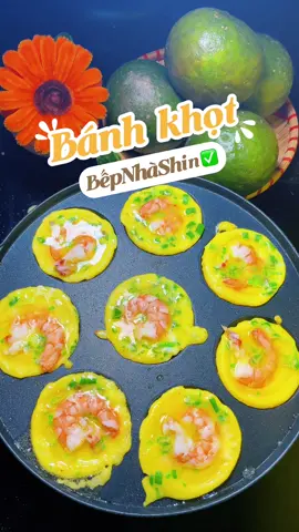 Khuôn  rẻ, chống dính tốt, có nắp kính xịn ☺️ 5 phút là có mẹt bánh khọt thơm ngon😋😋😋😋😋#LearnOnTikTok #ăncungtiktok #viraltiktok #banhkhot 