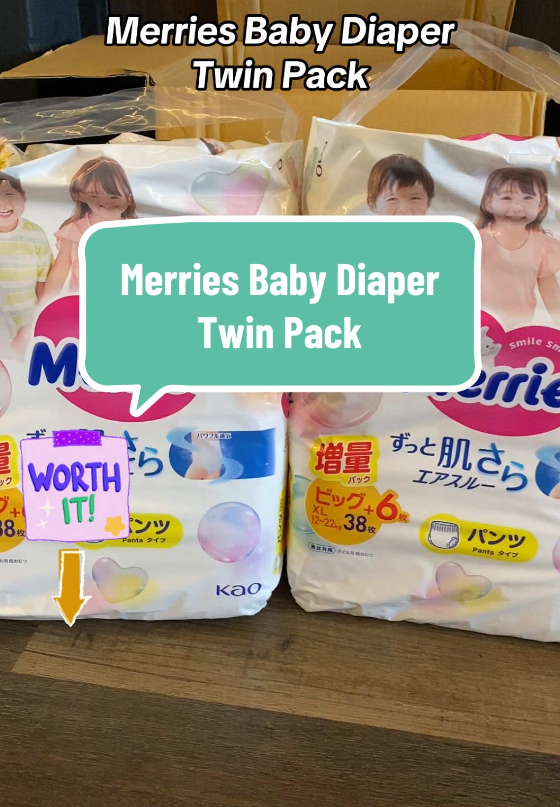 Merries Baby Diaper Twin Pack #themooshrecommend #weeklywedrush #CreateToWin #tiktokshopsg #tiktokshopsgsale #tiktoksg #tiktokmademebuyit  #sgtiktok #baby #babyessentials #babydiaper #merries #merriesdiapers #firsttimemom #diapers 