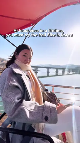 Cycle through Korea’s breathtaking scenery on the Rail Bike! 🚴‍♀️🌄 A must-do experience for every adventure lover 👀 #RailBike #KoreaAdventures #BucketList #gangchonrailbike #railbikekorea #koreatrip #koreatravels 