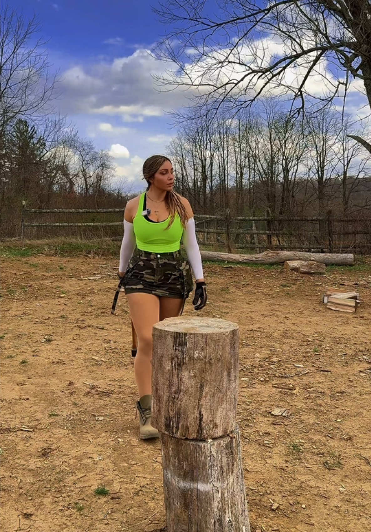 Now that I have your attention, plz be kind to animals 🥹🙏 #choppingwood #creatorsearchinsights #asmr 