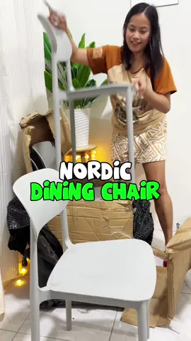 DITO MABIBILI@🧿MISIS GOMBIO🧿  NORDIC DINING CHAIR—ANG LAKAS MAKASOSYAL NG UPUAN NA TO!😍✨ #nordicdiningchair #nordicchair #diningchair #chair #PlasticChair #CafeChair #studychair #modernchair #chairrecommendation 