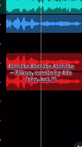 this is a work in progress!! screams aren’t that smooth yet, i’m still practicing hihi #fyp #aishiteaishiteaishite #kikuo #ado #cover #songcover #bandlab #singing #utaite #youtaite #alnst #foryou #foryoupage 