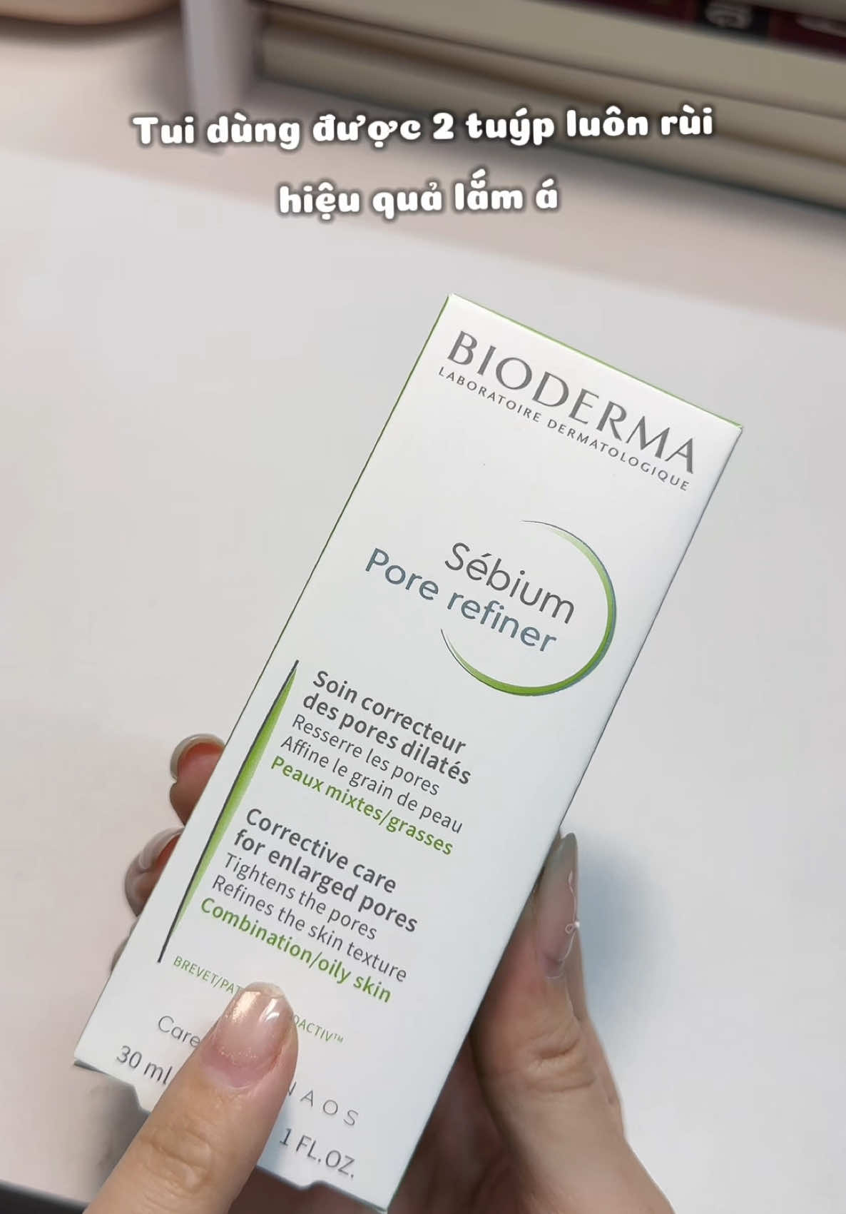 Bà nào da dầu mụn thì không thể bỏ qua em kem dưỡng Bioderma này nha ☘️☘️ #tiktokviral #xuhuong #kemduong #bioderma 