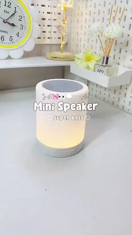 Speaker bluetooth aesthetic punya beberapa warna lampu juga 🤩💗 #speakerbluetooth #speakeraesthetic #speakerbluetoothmurah #speakerbluetoothyangviral 