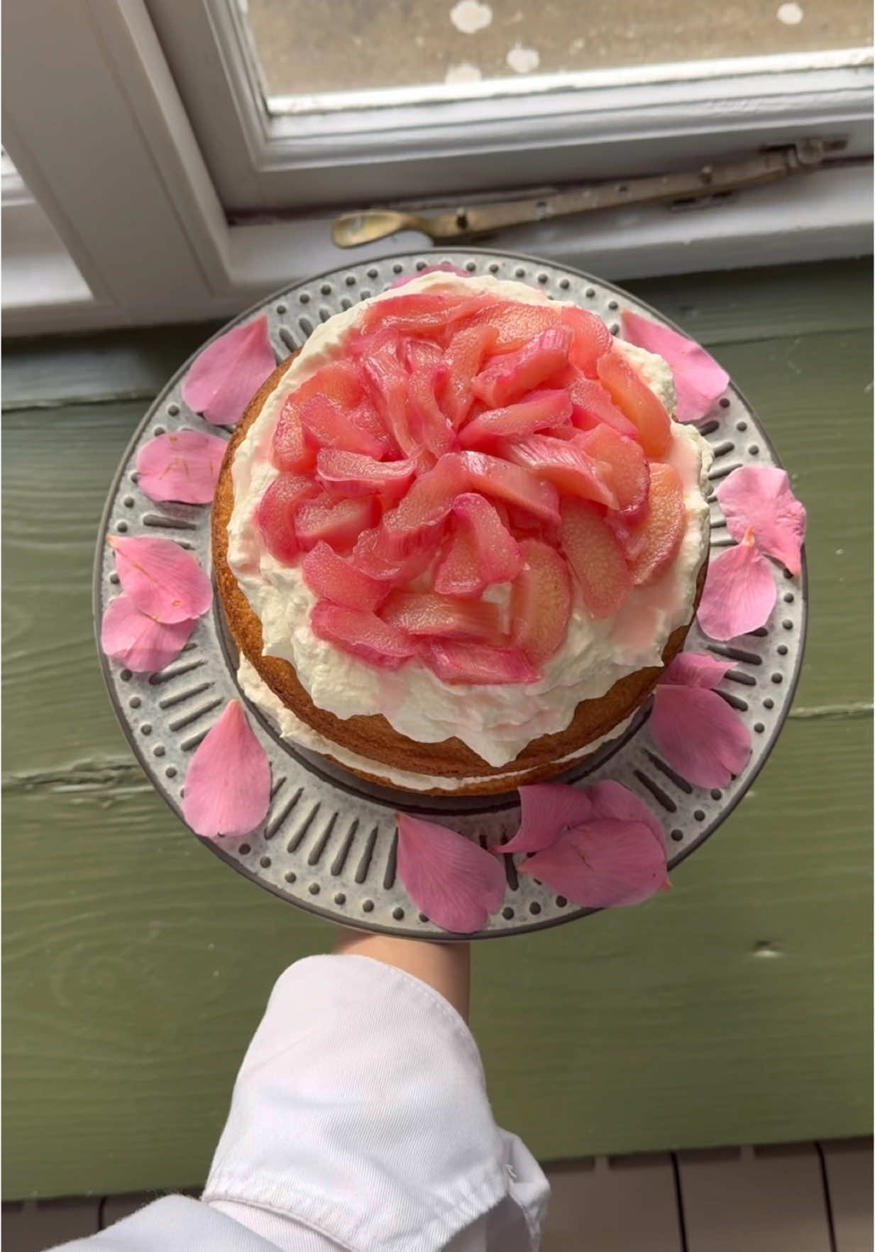 Both France’s and Lois had their birthdays while we were in Ireland. (They share the same birthday, 2 years apart! ♥️) I made a Roasted rhubarb cake and Daniel made Lois a chocolate and honey comb cake. 