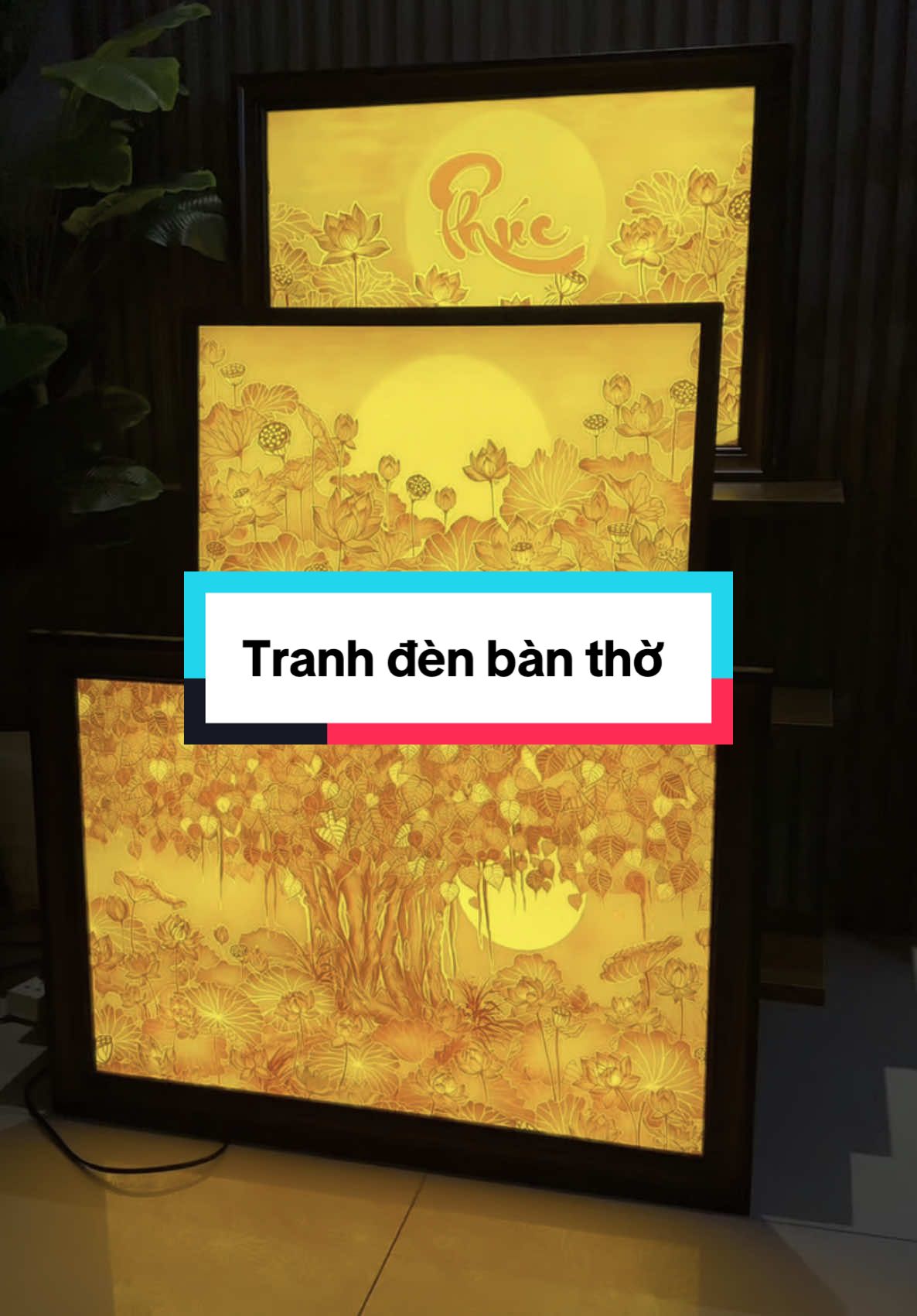 #tranh #tranhden #tranhtrucchi #decornow #tranhsen #setupbantho #decor #den #haoquang #aiquyen #CapCut 