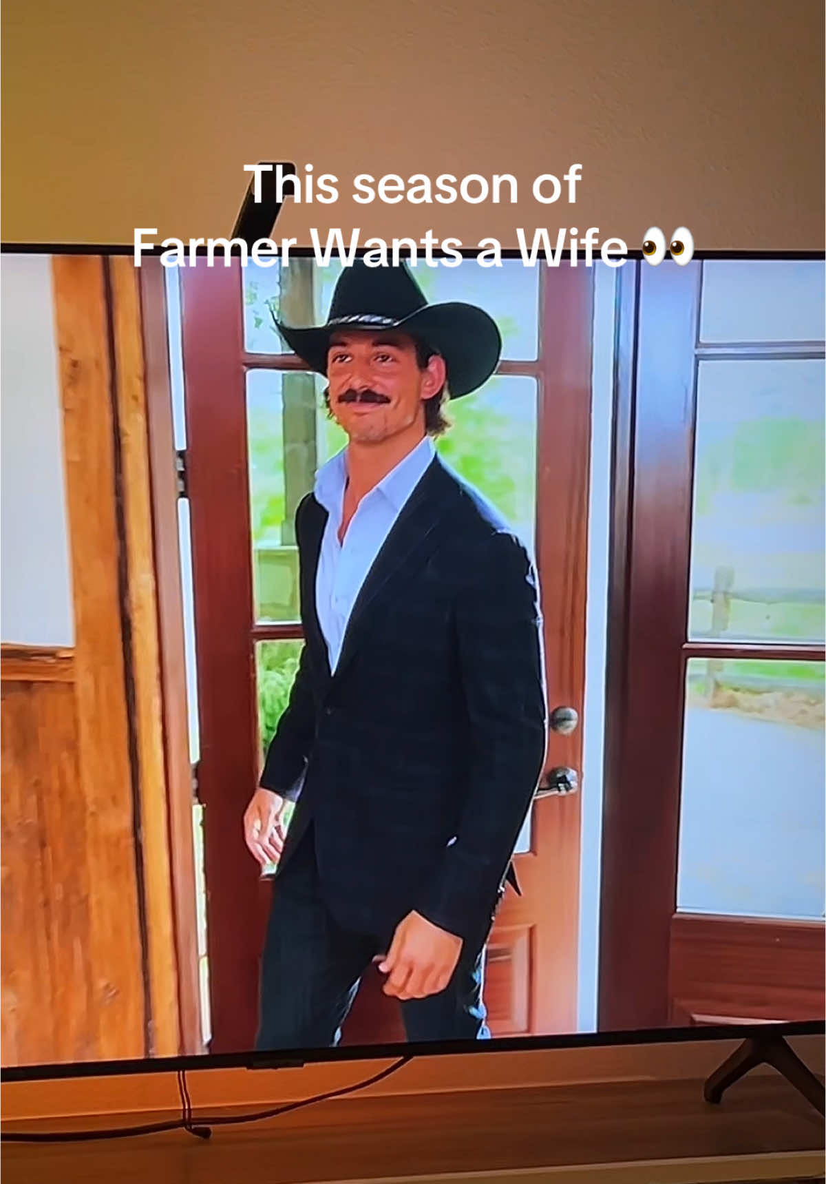 I might start watching this show #farmer #farmers #farmerwantsawife #show #bluecollar #wife 