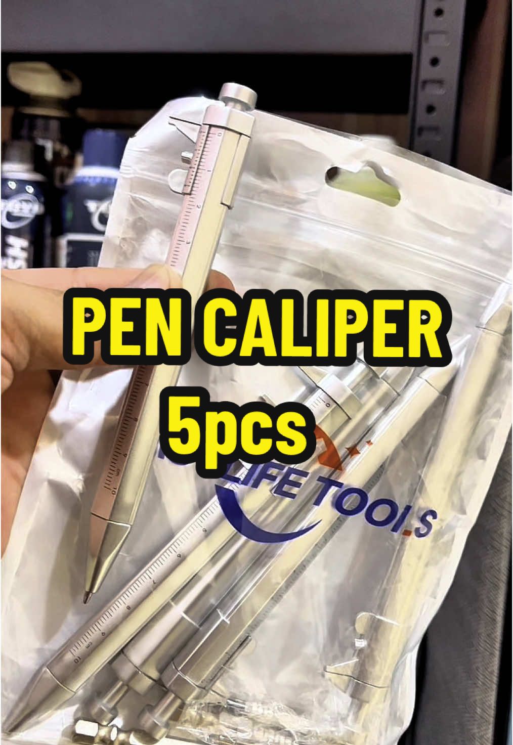 Pen Kaliper 5 PCS Pen Air Pen Ballpoint Akan Dapat Ukuran Yang Tepat #caliper #caliperpaint #ukuran #tepat #pomenkampung 