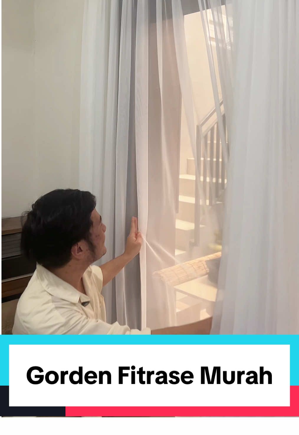 Gorden firtrase cakep nih serbaguna, bisa jadi daleman gorden bisa juga jadi gorden langsung #gordenfitrase #gorden #gordenminimalis #hordeng #janditoserba 