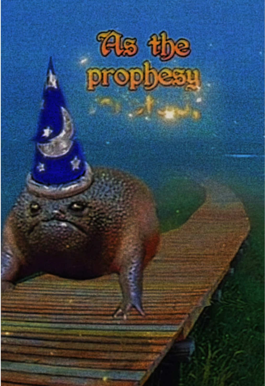As always #holyfrogfather #frogfather #meme #Love #honest #truth #today #guide #mystical #fortune #prophecy #foretold #hopecore 
