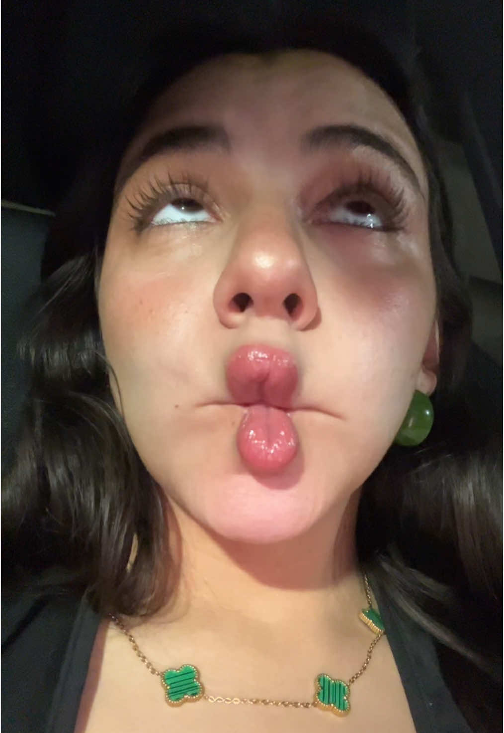 #fishyface #makeup #sillygirl #sillyfaces #kisses #lipgloss