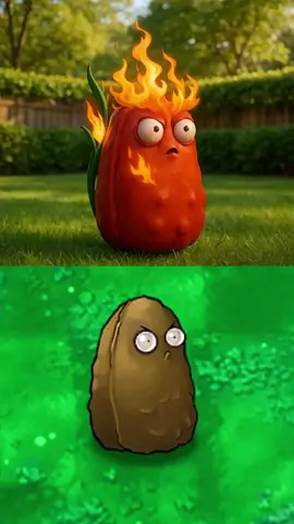 AI's Vision of Fusion Plants : Random plants #plantsvszombie #pvzfusion #funny
