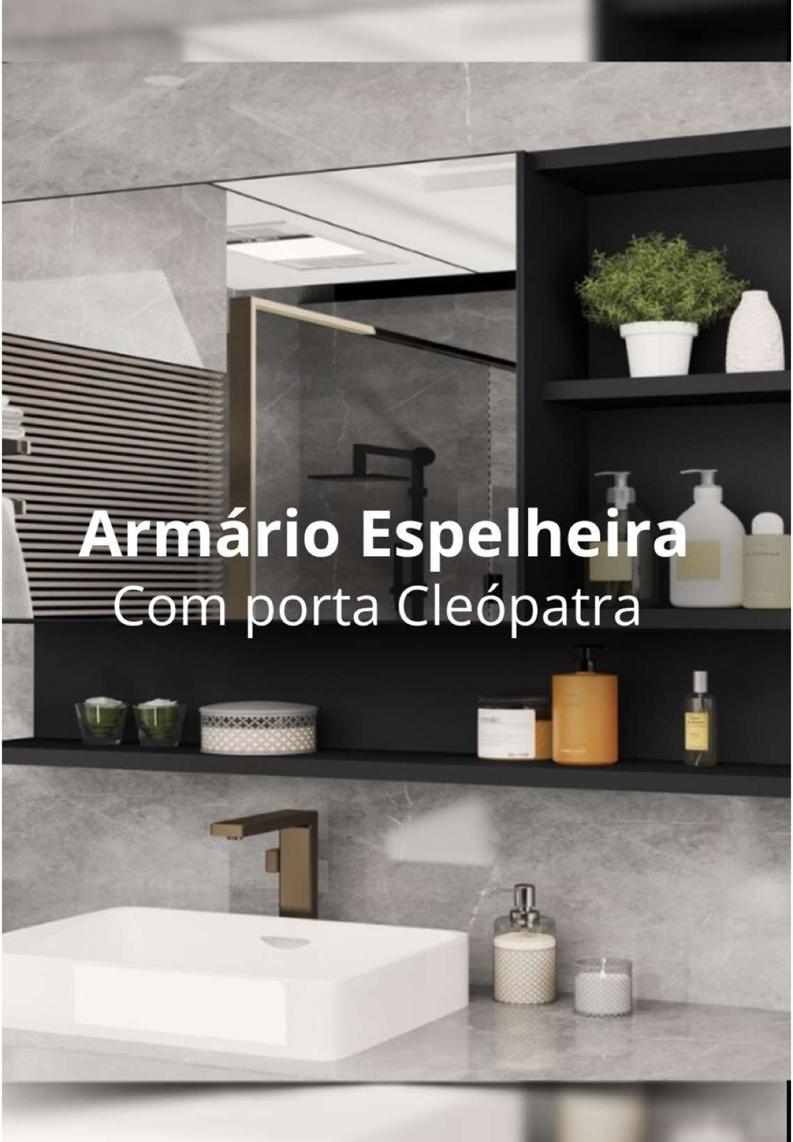 Achado incrível na Shopee! Armário espelheira charmoso, compacto e em várias cores. Comenta EU QUERO pra receber o link!