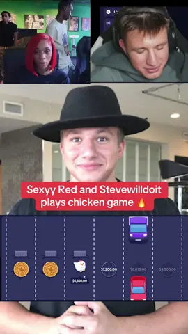 Sexyy Red and Stevewilldoit plays chicken game 🔥 #stevewilldoit #sexyyred #kick #viral #fyp 