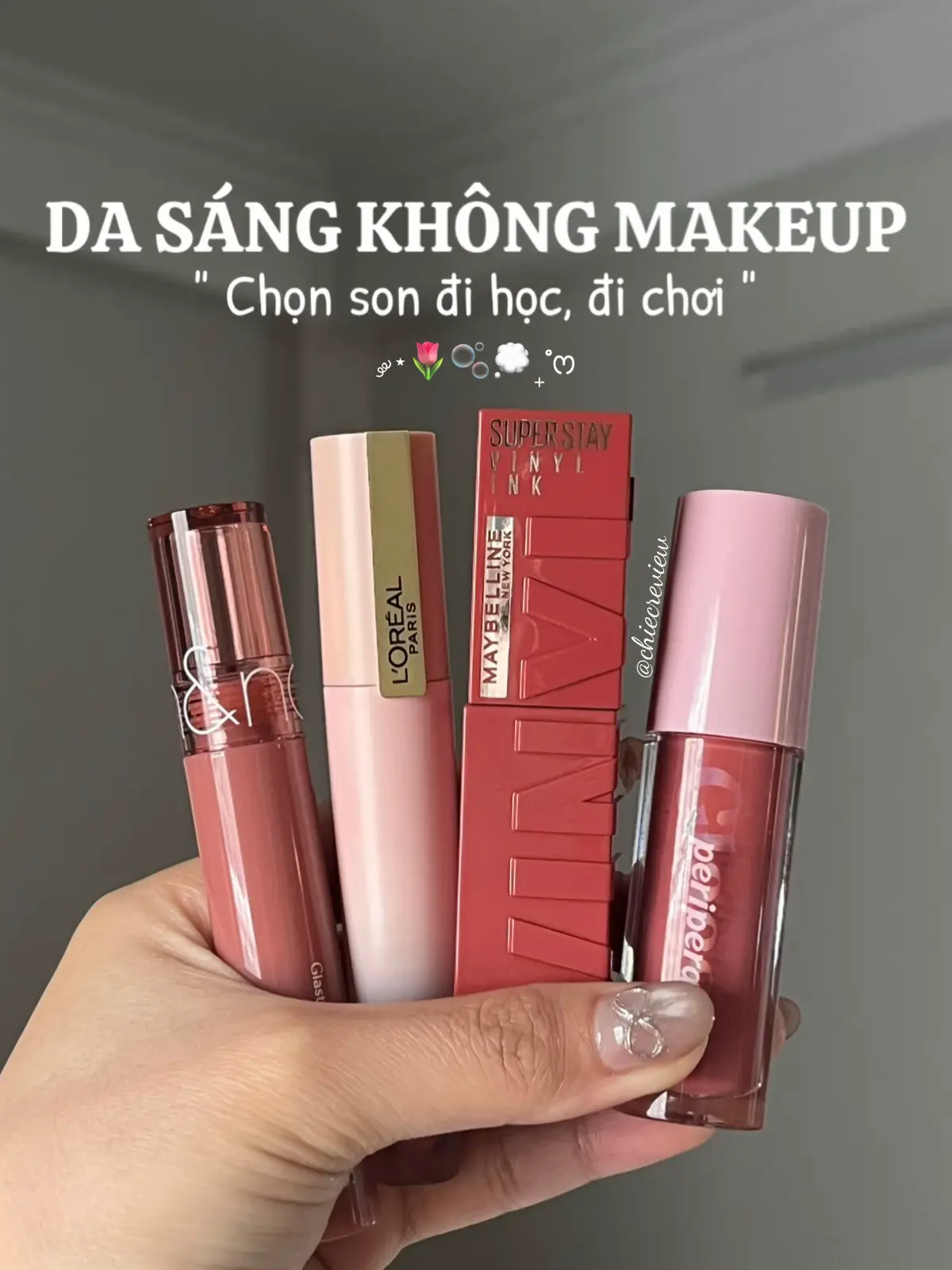 𐙚⋆°🎀｡⋆♡ #romand #peripera #loreal #maybelline #sonbong #reviewson #swatchson #lipstick #chiecreview #xh 