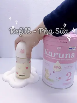 Refill pha sữa cho bạn nhỏ #unboxing #khuisuachobeyeu #karuna #mebimsua #binhsua #phasuachobe #embepi 