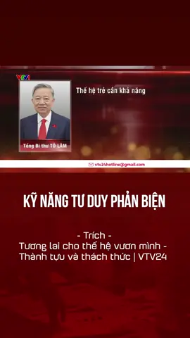 Thế hệ trẻ cần có Khả năng sáng tạo, tư duy phản biện và kỹ năng xử lý #thinkingschool #vuthedung #tuduyphanbien
