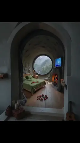 #rainyday #cozyroom #bonfire #relaxation #viralditiktok #getmoreview #fyp 