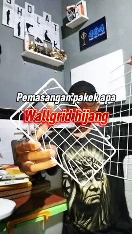 Hiasan dinding kamar wire grid besi #wiregrid #hijang #hiasandinding #hiasankamar 