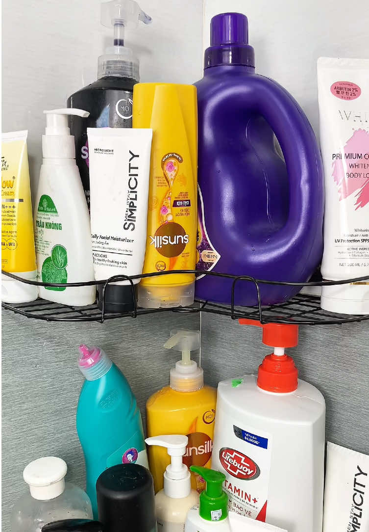 Combo 2 kệ góc nhà tắm, tiện dụng, giúp nhà tắm gọn gàng , sạch sẽ @Trinh Móm  @Trinh Móm  @Trinh Móm 