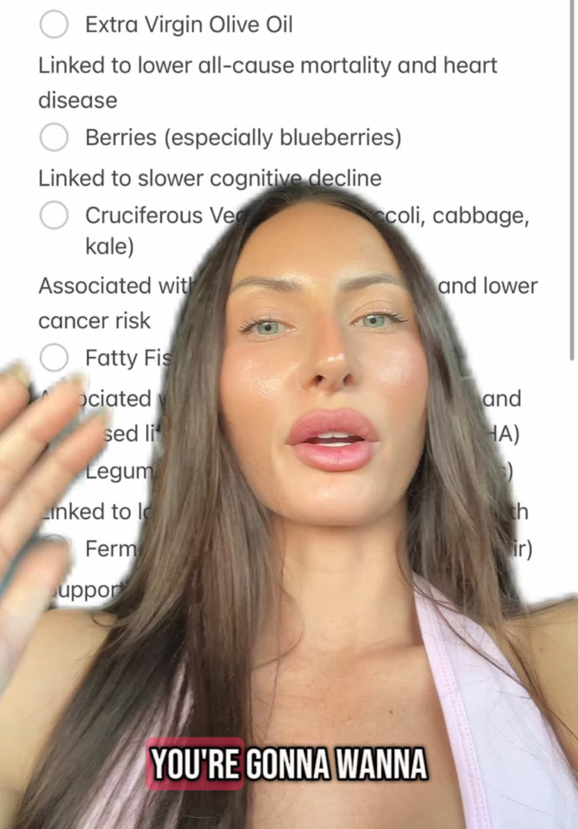 Eat these foods to live to 100 #longevity #greenscreen #antiaging 