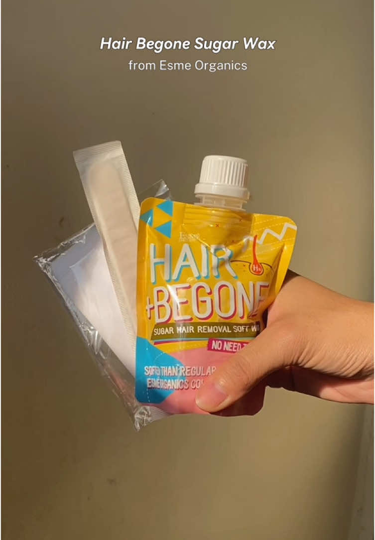 #sugarwax #hairbegone #esmeorganics #wax #hairwax #fyp 