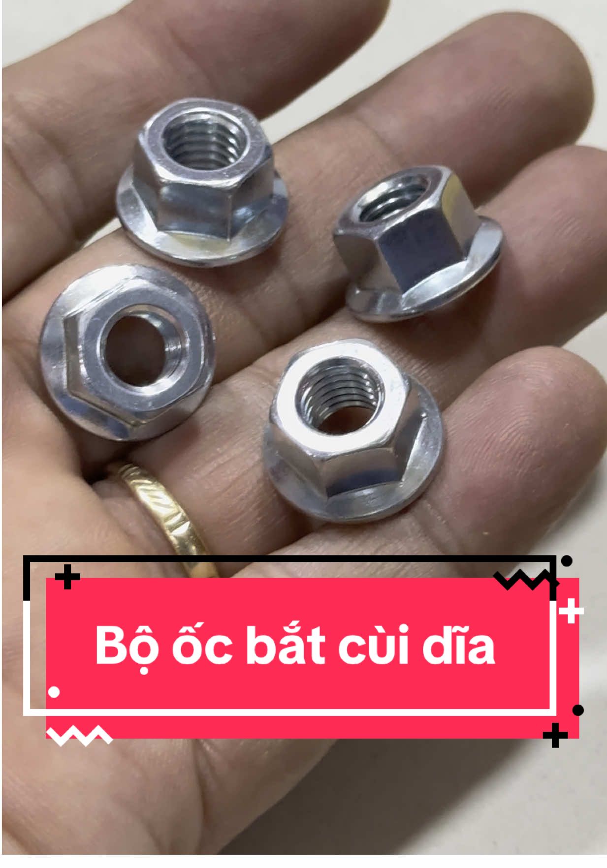 Bộ ốc bắt cùi dĩa #chuhuulyhonda #chuhuulyhd #honda 