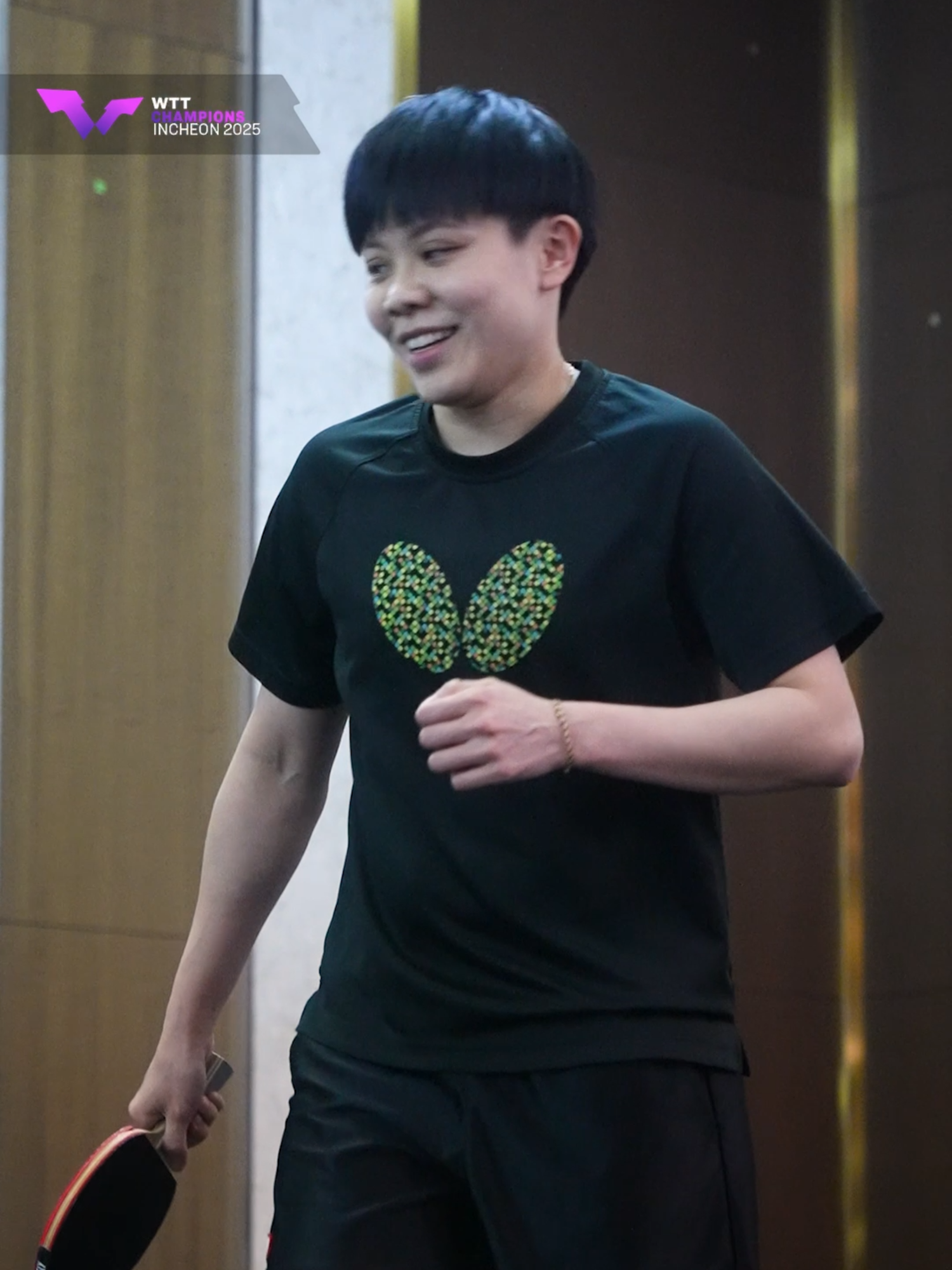 You can never be too prepared 💪  Cheng I-Ching gets ready to take on top seed Wang Yidi next on the Infinity ♾️ Arena - tune in 🌟  #WTTIncheon #TableTennis