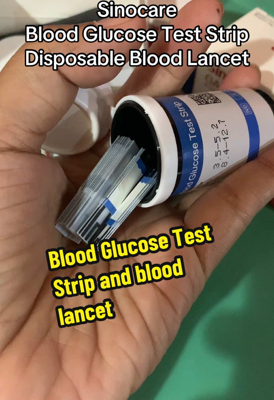 Dito na kayo mag-order legit shop 'to 100pcs #sinocare #sinocarebloodglucoseteststrip #bloodglucose #bloodglucoseteststrip 